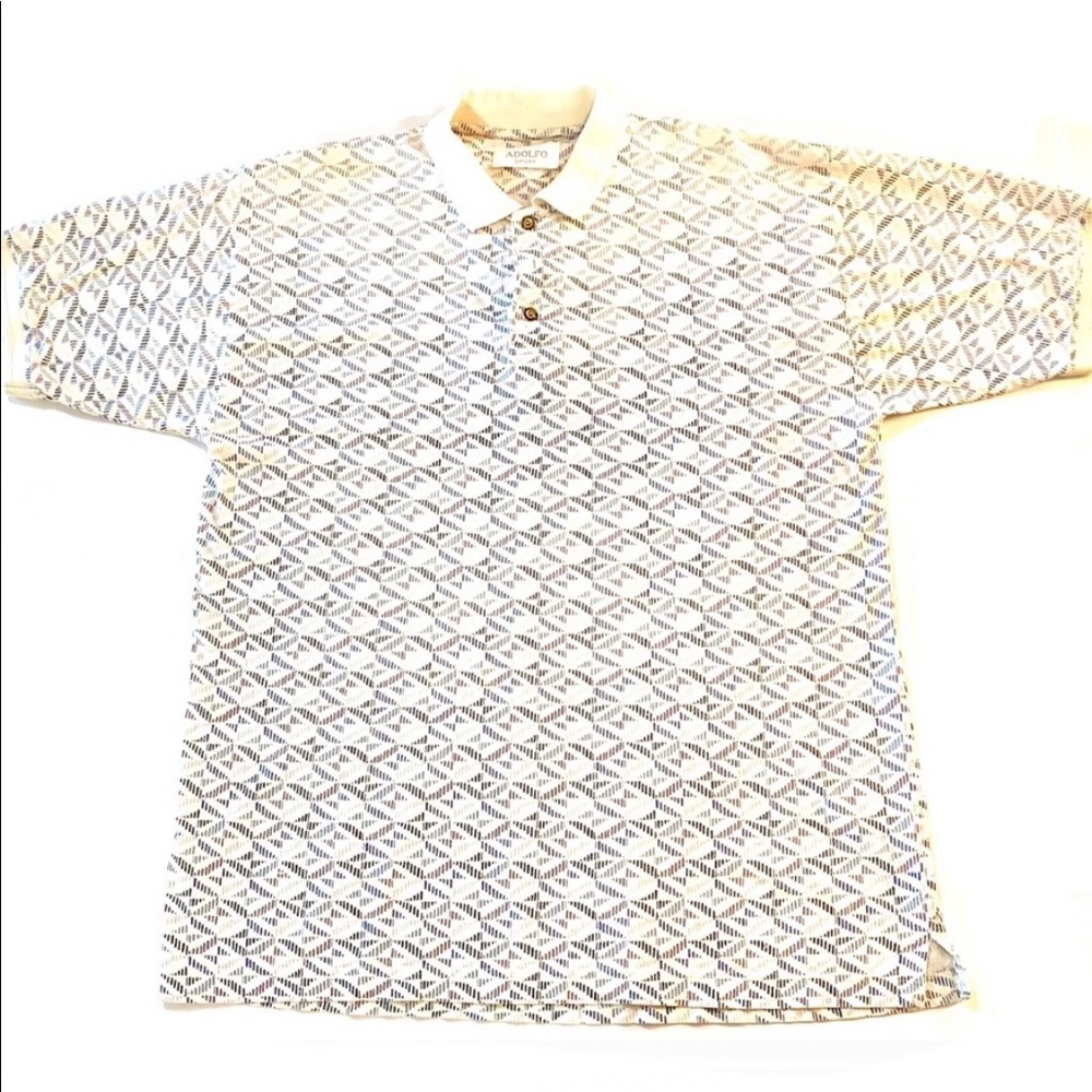 Adolfo Sport collared golf shirt polo